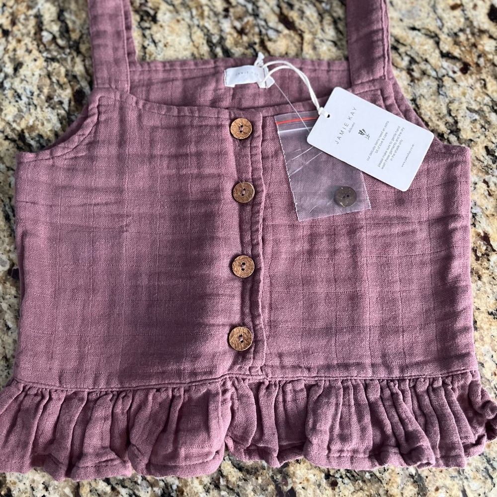 NWT Jamie Kay Indie Muslim rose taupe 4y
